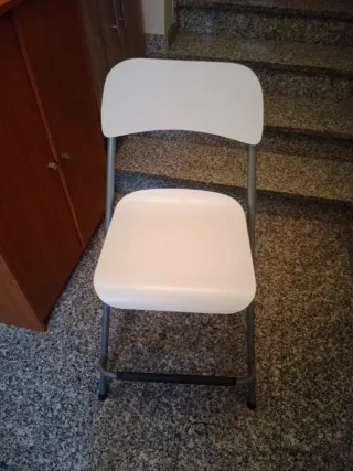 Sillas plegables metal y madera