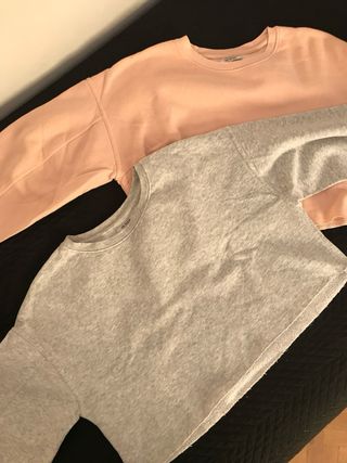 Sudaderas Crop Top Zara