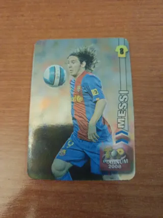 Cromo Messi Top Platinum 2008
