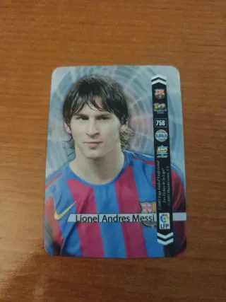 Cromo Messi Top Platinum 2008
