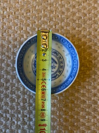 3 Taças Miniatura Bago de Arroz Vintage