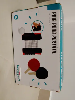 Juego Ping Pong Portátil Extensible