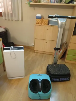 Masajeador pies, Ionizador y Vibrador