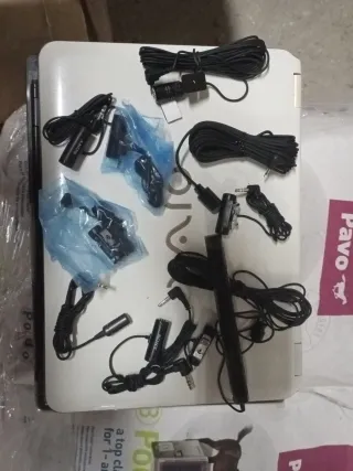 Lote 10 Micrófonos Sony Negros