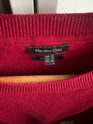 Jersey Massimo Dutti Rojo