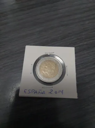 Moneda 2 euros España 2014