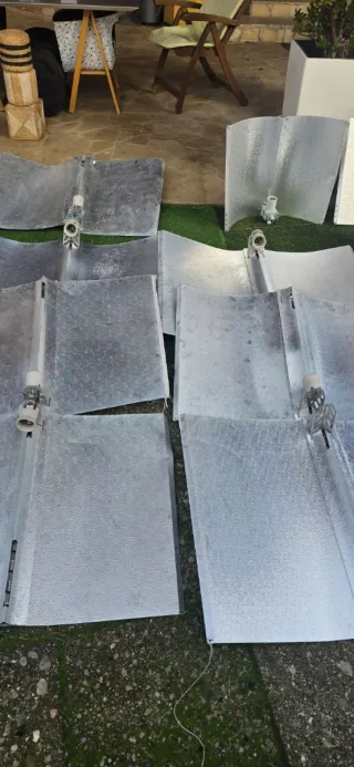 Reflectores y transformadores para cultivo