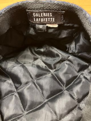 Gorra plana jaspeada azul marino