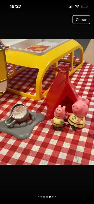 Caravana y colegio Peppa Pig