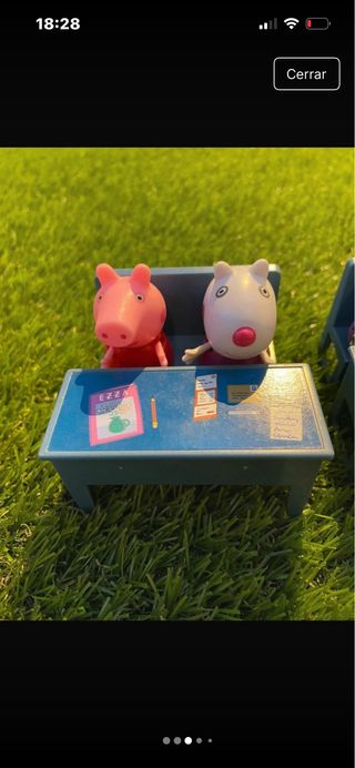 Caravana y colegio Peppa Pig