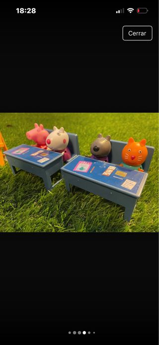 Caravana y colegio Peppa Pig