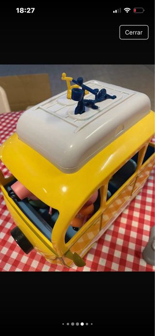 Caravana y colegio Peppa Pig