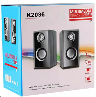 Altavoces Multimedia K2036 2.0 USB