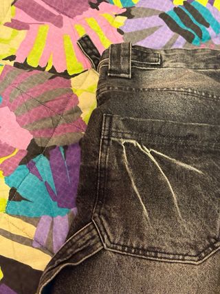 Jeans Alcott grigi larghi