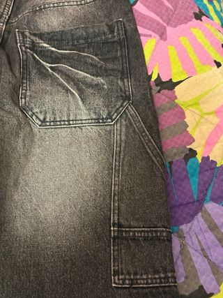 Jeans Alcott grigi larghi