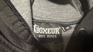 Sudadera Boxeur des rues Logo 3D Talla M