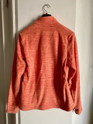Chaqueta polar Decathlon naranja