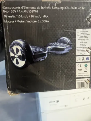 Hoverboard Symex Negro  límited Carbon Serie