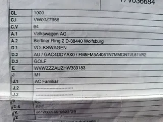 Faro delantero izquierdo