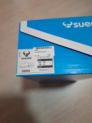 Zuecos de trabajo Suecos blancos talla 40