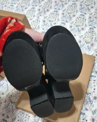 Sandalias Marypaz Tacón Plataforma Negras