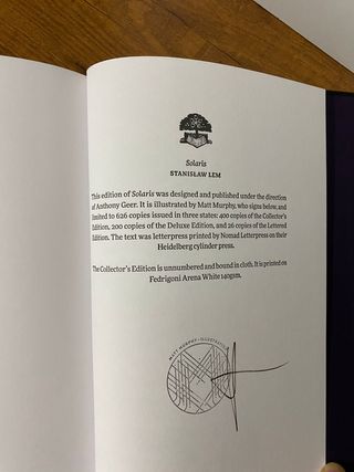 Solaris Conversation Tree Press by Stanislaw Lem