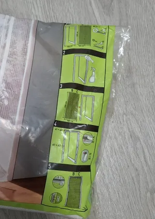 Mosquitera para puertas blanca