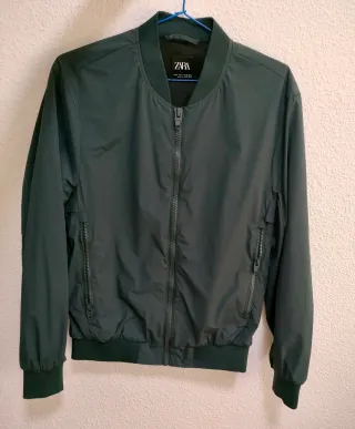 Chaqueta Bomber Zara Verde