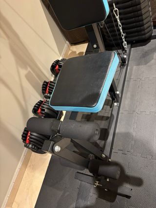 Multiestación con poleas y pesas incluidas