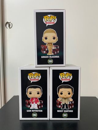 Lote Funko POP! Movies Casino Ginger, Sam y Nicky