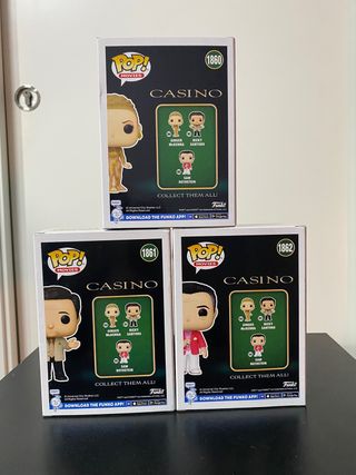 Lote Funko POP! Movies Casino Ginger, Sam y Nicky