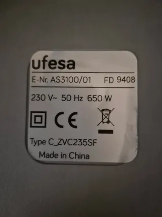 Aspiradora Ufesa Activa Rosa