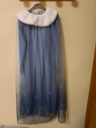Disfraz Frozen Niña Azul con Copos de Nieve