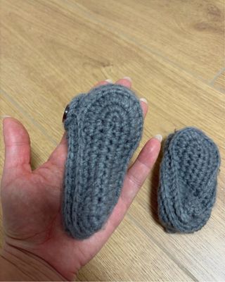 Scarpine neonato fatte a mano madeinitaly