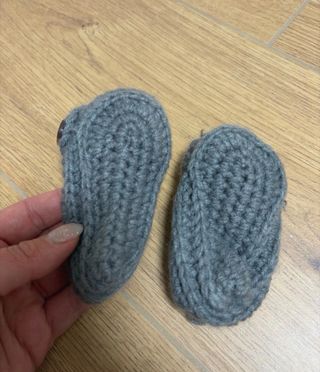 Scarpine neonato fatte a mano madeinitaly