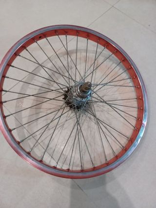 Llantas BMX Rojas años '80 EXCELENTE ESTADO