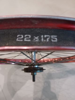 Llantas BMX Rojas años '80 EXCELENTE ESTADO