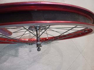 Llantas BMX Rojas años '80 EXCELENTE ESTADO