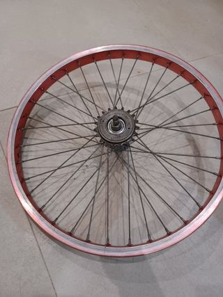 Llantas BMX Rojas años '80 EXCELENTE ESTADO