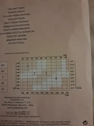 Collant Calzedonia Lycra cachemire viola