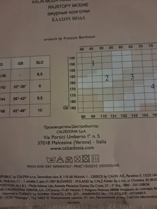 Collant Calzedonia Lycra cachemire viola