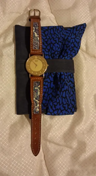 Orologio Seiko donna oro e blu