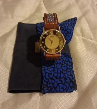 Orologio Seiko donna oro e blu