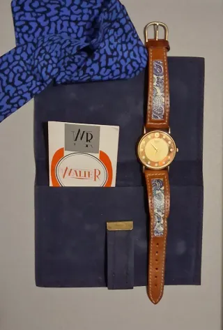 Orologio Seiko donna oro e blu