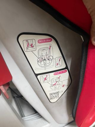 Seggiolino auto Chicco rosso