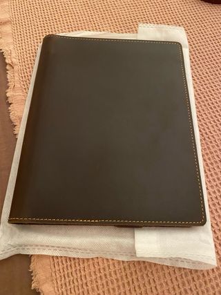 Funda piel A5 para cuaderno/tablet