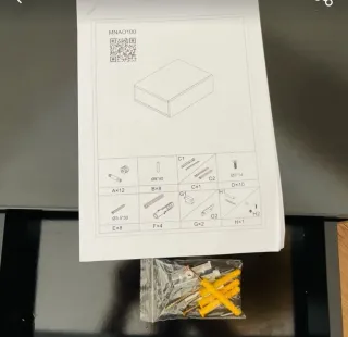 Cajón Estantería Flotante Negro Nuevo