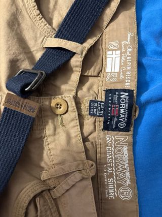Pantalones cortos Geographical Norway beige