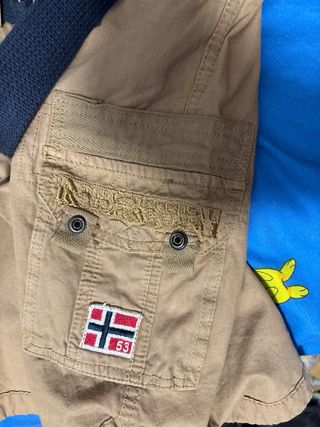 Pantalones cortos Geographical Norway beige