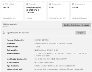 PC Gaming Sobremesa Negro Buen Estado